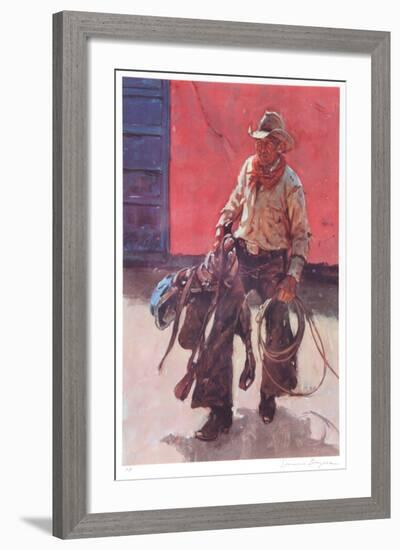 Saddle Broken-Duane Bryers-Framed Limited Edition