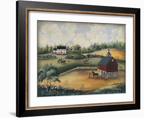 Saddle Up-Barbara Jeffords-Framed Giclee Print