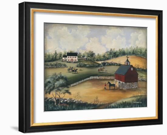 Saddle Up-Barbara Jeffords-Framed Giclee Print