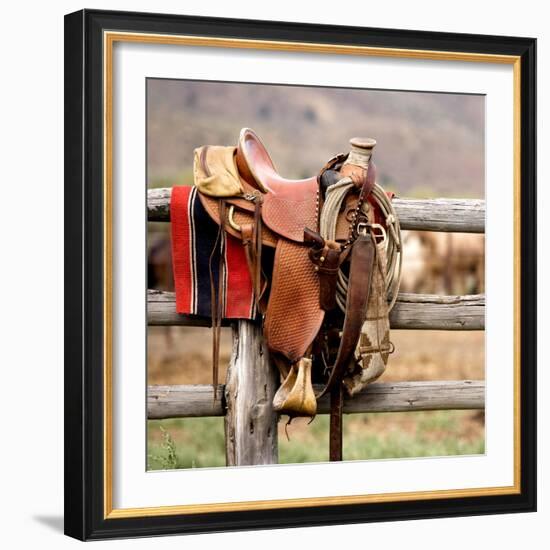 Saddle Up-Danita Delimont-Framed Photo