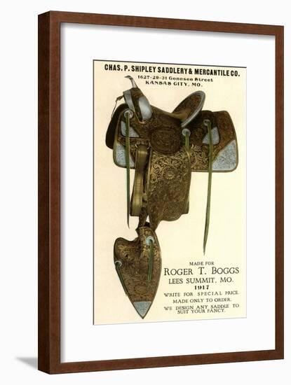 Saddle-null-Framed Art Print