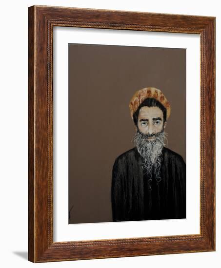 Sadhu - Hindu Holy Man, 2017-Susan Adams-Framed Giclee Print