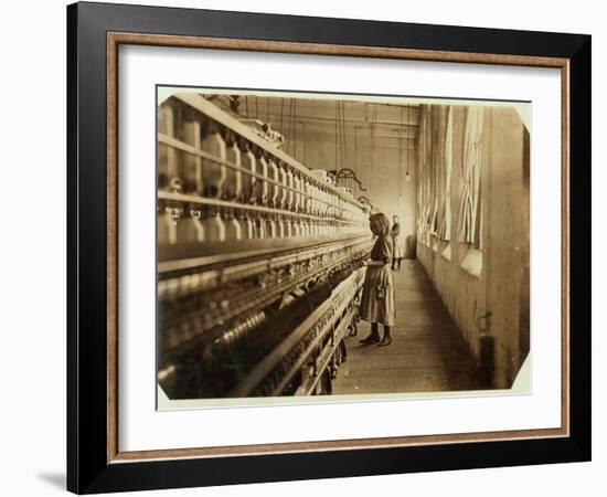 Sadie Pfeifer-Lewis Wickes Hine-Framed Photographic Print