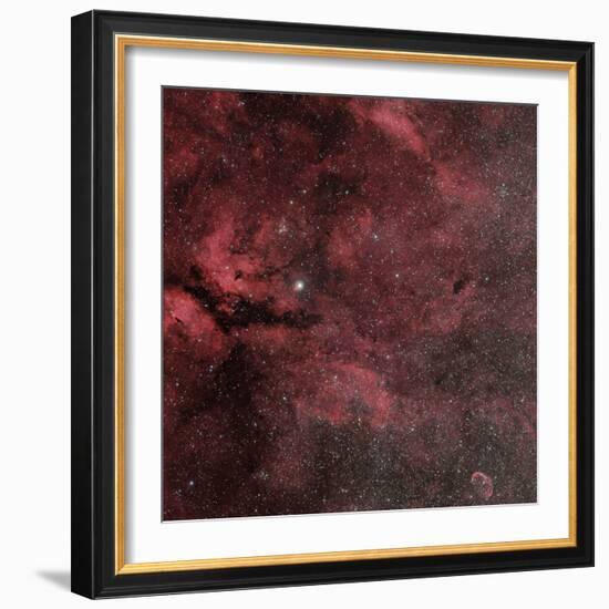 Sadr Region with the Crescent Nebula-Stocktrek Images-Framed Photographic Print