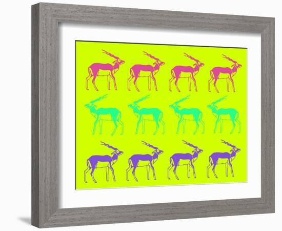 Safari 12-NaxArt-Framed Art Print