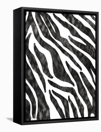 Safari Adventure Jungle Zebra Hide-Bee Sturgis-Framed Stretched Canvas