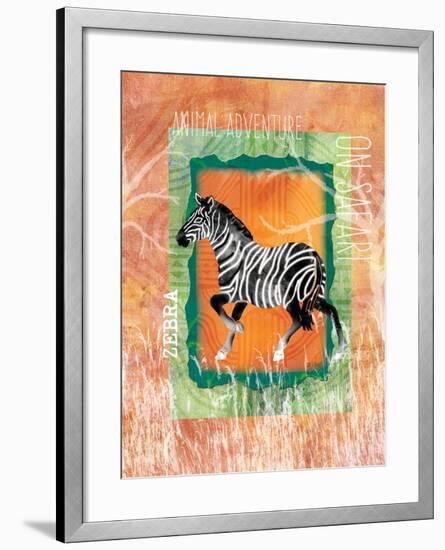 Safari Adventure Jungle Zebra-Bee Sturgis-Framed Art Print