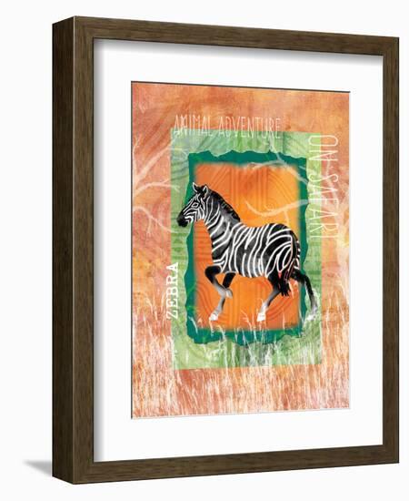 Safari Adventure Jungle Zebra-Bee Sturgis-Framed Art Print