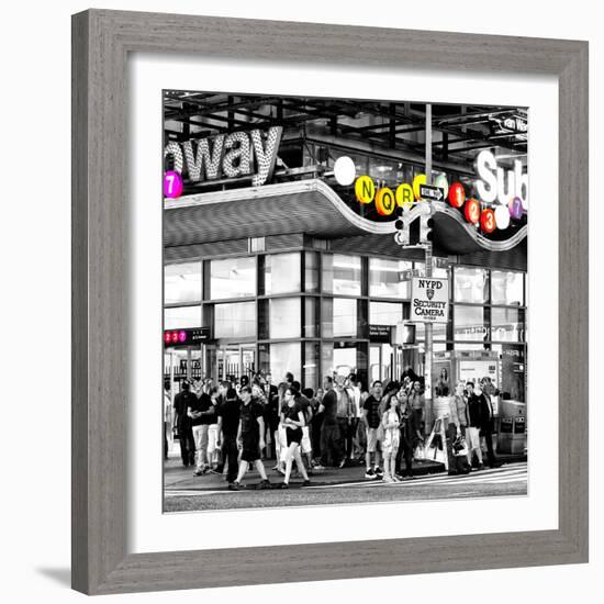 Safari CityPop Collection - Manhattan Subway Station III-Philippe Hugonnard-Framed Photographic Print