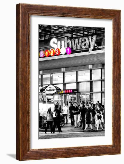 Safari CityPop Collection - Manhattan Subway Station IV-Philippe Hugonnard-Framed Photographic Print