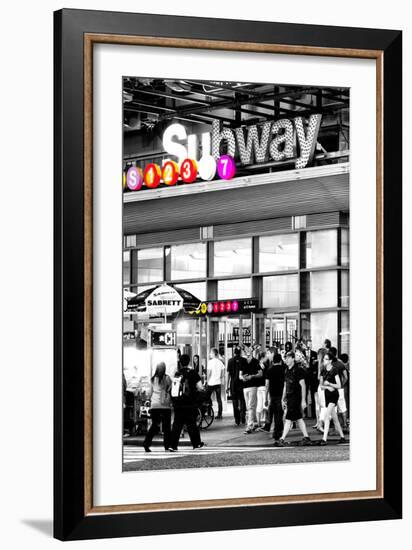 Safari CityPop Collection - Manhattan Subway Station IV-Philippe Hugonnard-Framed Photographic Print