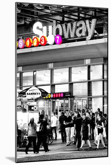 Safari CityPop Collection - Manhattan Subway Station IV-Philippe Hugonnard-Mounted Photographic Print