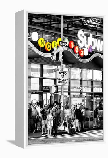 Safari CityPop Collection - Manhattan Subway Station V-Philippe Hugonnard-Framed Premier Image Canvas