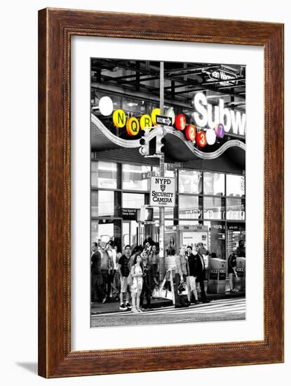 Safari CityPop Collection - Manhattan Subway Station V-Philippe Hugonnard-Framed Photographic Print