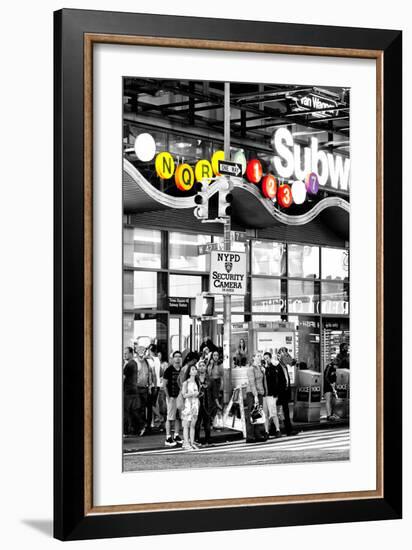 Safari CityPop Collection - Manhattan Subway Station V-Philippe Hugonnard-Framed Photographic Print