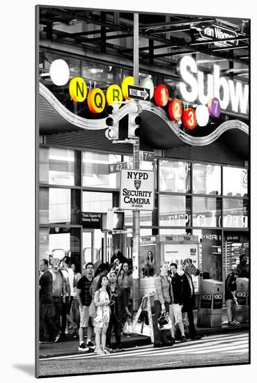 Safari CityPop Collection - Manhattan Subway Station V-Philippe Hugonnard-Mounted Photographic Print