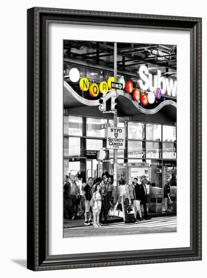 Safari CityPop Collection - Manhattan Subway Station V-Philippe Hugonnard-Framed Photographic Print