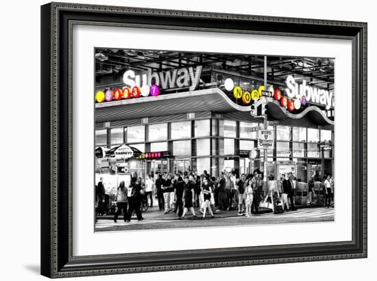 Safari CityPop Collection - Manhattan Subway Station-Philippe Hugonnard-Framed Photographic Print