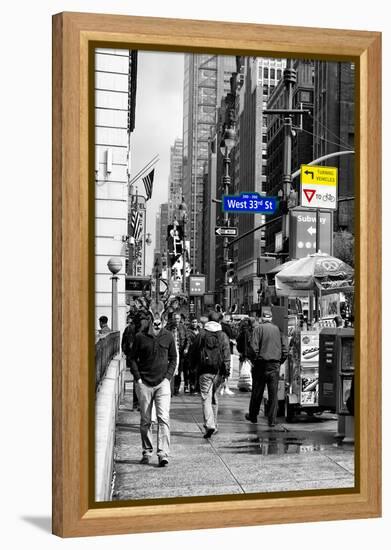 Safari CityPop Collection - Manhattan West 33rd Street II-Philippe Hugonnard-Framed Premier Image Canvas