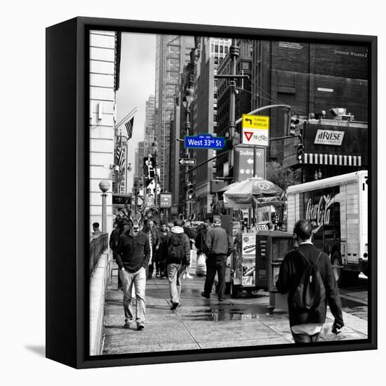 Safari CityPop Collection - Manhattan West 33rd Street III-Philippe Hugonnard-Framed Premier Image Canvas