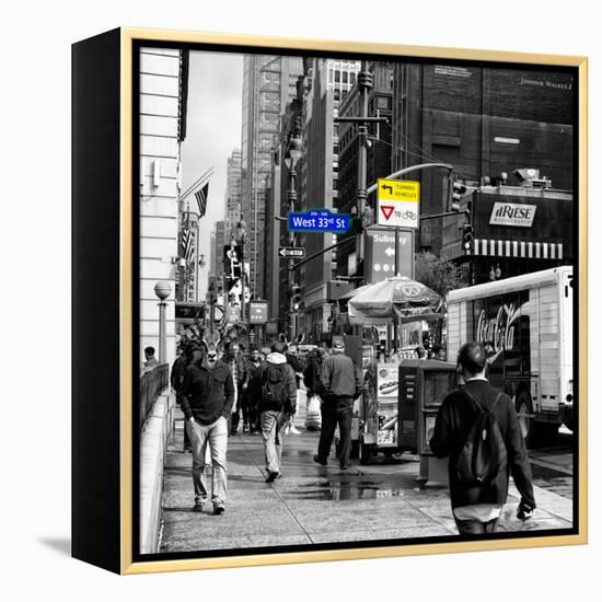 Safari CityPop Collection - Manhattan West 33rd Street III-Philippe Hugonnard-Framed Premier Image Canvas