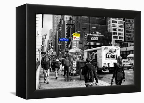 Safari CityPop Collection - Manhattan West 33rd Street-Philippe Hugonnard-Framed Premier Image Canvas