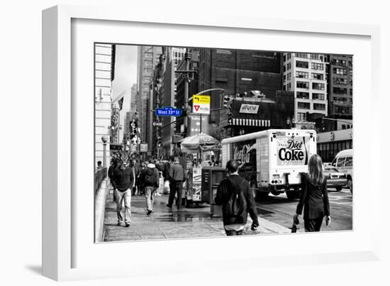 Safari CityPop Collection - Manhattan West 33rd Street-Philippe Hugonnard-Framed Photographic Print