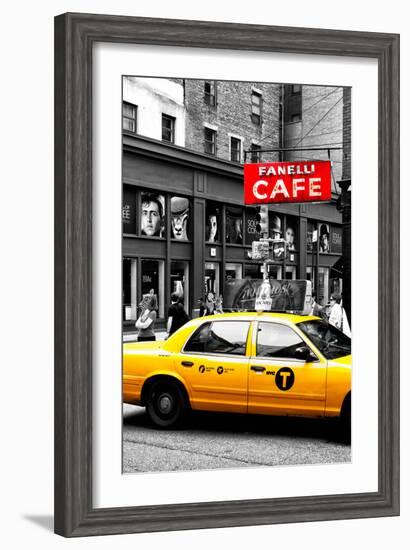 Safari CityPop Collection - New York Yellow Cab in Soho II-Philippe Hugonnard-Framed Photographic Print