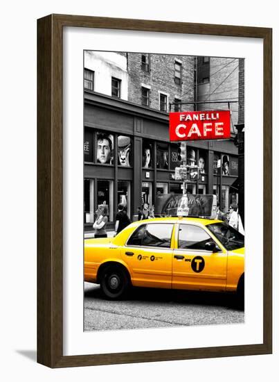 Safari CityPop Collection - New York Yellow Cab in Soho II-Philippe Hugonnard-Framed Photographic Print