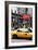 Safari CityPop Collection - New York Yellow Cab in Soho II-Philippe Hugonnard-Framed Photographic Print