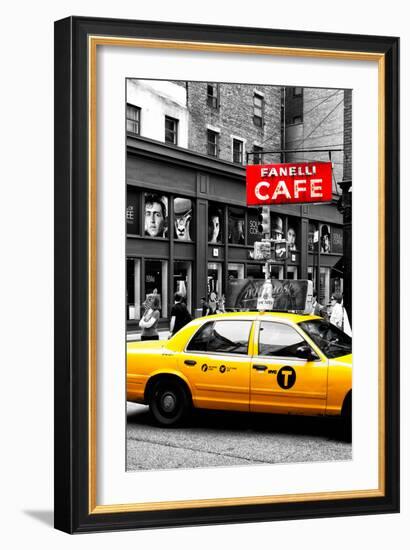 Safari CityPop Collection - New York Yellow Cab in Soho II-Philippe Hugonnard-Framed Photographic Print