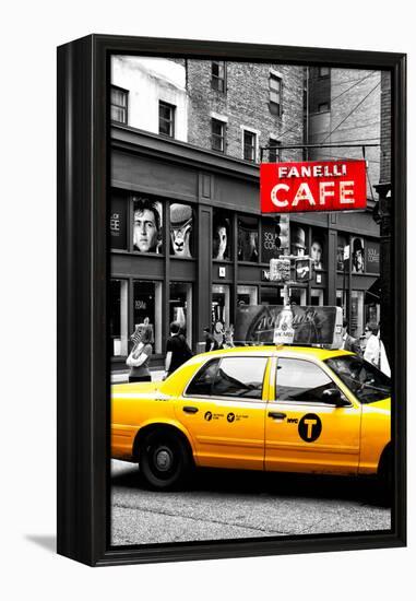 Safari CityPop Collection - New York Yellow Cab in Soho II-Philippe Hugonnard-Framed Premier Image Canvas