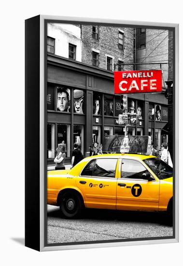 Safari CityPop Collection - New York Yellow Cab in Soho II-Philippe Hugonnard-Framed Premier Image Canvas