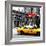 Safari CityPop Collection - New York Yellow Cab in Soho III-Philippe Hugonnard-Framed Photographic Print