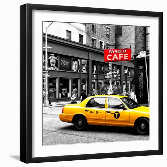 Safari CityPop Collection - New York Yellow Cab in Soho III-Philippe Hugonnard-Framed Photographic Print