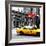 Safari CityPop Collection - New York Yellow Cab in Soho III-Philippe Hugonnard-Framed Photographic Print