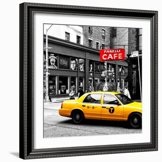 Safari CityPop Collection - New York Yellow Cab in Soho III-Philippe Hugonnard-Framed Photographic Print