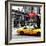 Safari CityPop Collection - New York Yellow Cab in Soho III-Philippe Hugonnard-Framed Photographic Print