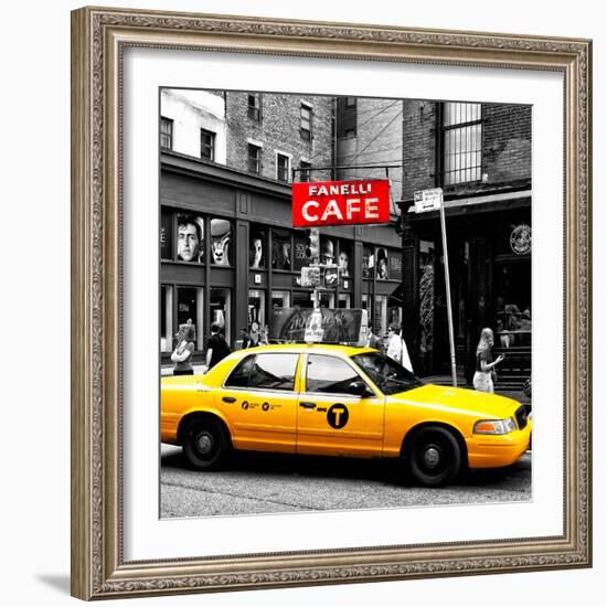 Safari CityPop Collection - New York Yellow Cab in Soho IV-Philippe Hugonnard-Framed Photographic Print