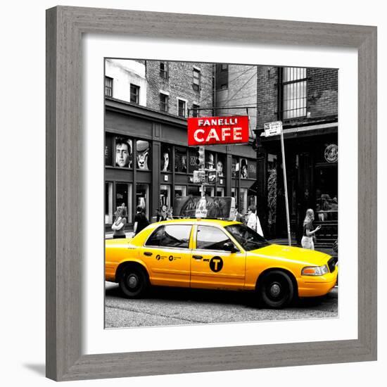 Safari CityPop Collection - New York Yellow Cab in Soho IV-Philippe Hugonnard-Framed Photographic Print