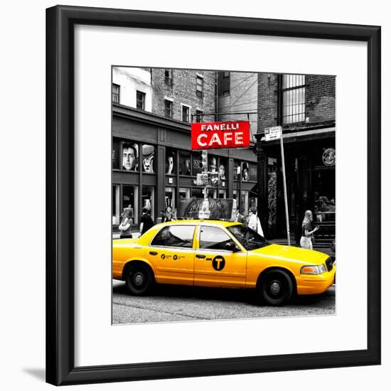 Safari CityPop Collection - New York Yellow Cab in Soho IV-Philippe Hugonnard-Framed Photographic Print