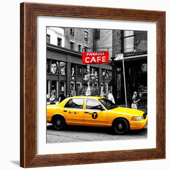 Safari CityPop Collection - New York Yellow Cab in Soho IV-Philippe Hugonnard-Framed Photographic Print