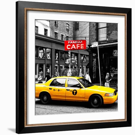 Safari CityPop Collection - New York Yellow Cab in Soho IV-Philippe Hugonnard-Framed Photographic Print