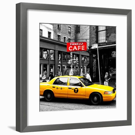 Safari CityPop Collection - New York Yellow Cab in Soho IV-Philippe Hugonnard-Framed Photographic Print