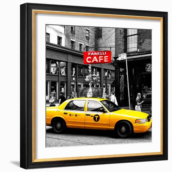 Safari CityPop Collection - New York Yellow Cab in Soho IV-Philippe Hugonnard-Framed Photographic Print