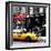 Safari CityPop Collection - New York Yellow Cab in Soho V-Philippe Hugonnard-Framed Photographic Print