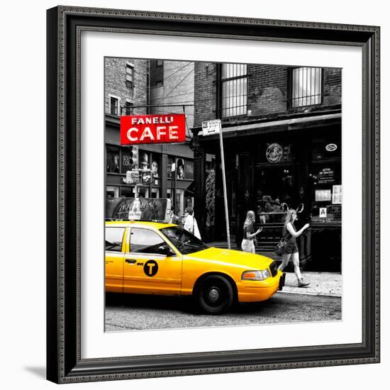 Safari CityPop Collection - New York Yellow Cab in Soho V-Philippe Hugonnard-Framed Photographic Print