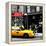 Safari CityPop Collection - New York Yellow Cab in Soho V-Philippe Hugonnard-Framed Premier Image Canvas