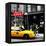 Safari CityPop Collection - New York Yellow Cab in Soho V-Philippe Hugonnard-Framed Premier Image Canvas