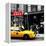 Safari CityPop Collection - New York Yellow Cab in Soho V-Philippe Hugonnard-Framed Premier Image Canvas